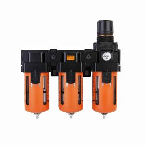 Блок подготовки воздуха WiederKraft WDK-70744 трехступенчатый, 1/2" (до 3000л/мин)
