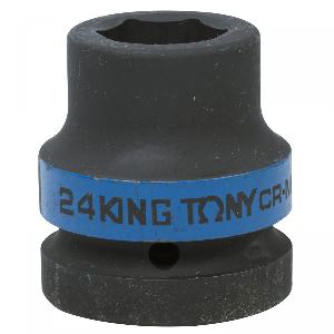 Головка KING TONY торцевая ударная шестигранная 1", 24 мм