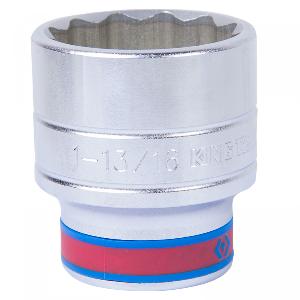 Головка KING TONY торцевая стандартная двенадцатигранная 3/4", 1-13/16", дюймовая