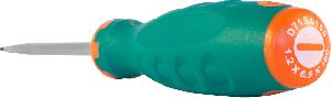 Отвертка Jonnesway стержневая шлицевая ANTI-SLIP GRIP, SL6.5х100 мм