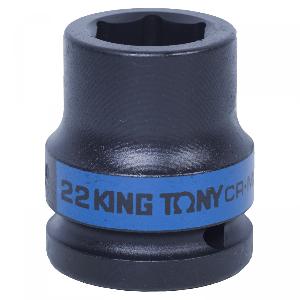 Головка KING TONY торцевая ударная шестигранная 3/4", 22 мм