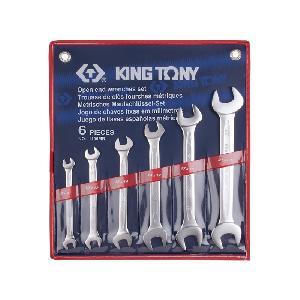 Набор KING TONY рожковых ключей, 43678 мм, 6 предметов