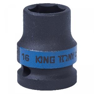 Головка KING TONY торцевая ударная шестигранная 1/2", 16 мм