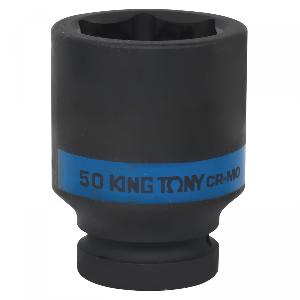 Головка торцевая ударная глубокая шестигранная 1", 50 мм KING TONY 843550M