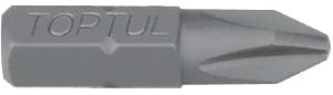 Бита TOPTUL 1/4" крестовая PH0 L=25 мм