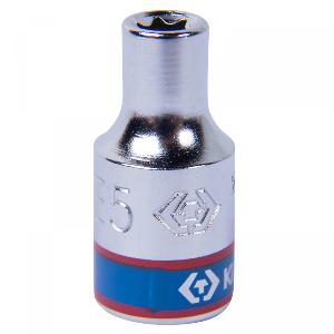 Головка KING TONY торцевая TORX Е-стандарт 1/4", E5, L = 24 мм