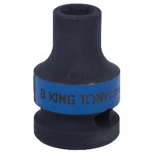 Головка KING TONY торцевая ударная шестигранная 1/2", 8 мм