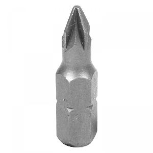 Вставка KING TONY (бита) торцевая 1/4", Pozidriv, PZ1, L = 25 мм