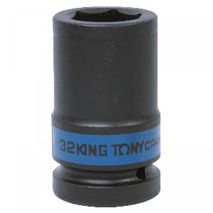Головка KING TONY торцевая ударная глубокая шестигранная 1", 32 мм