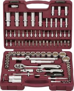 UTS0094/12 Набор инструмента универсальный 1/4", 1/2"DR с головками торцевыми 12-гранными, 94 предме