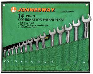 Набор Jonnesway ключей гаечных комбинированных дюймовых в сумке 3/8"--1-1/4", 14 предметов