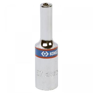 Головка KING TONY торцевая TORX Е-стандарт 3/8", E7, L = 63 мм