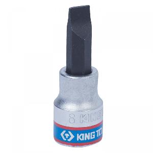 Насадка KING TONY (бита) торцевая 3/8", Slotted, 1,2х8 мм, L = 50 мм