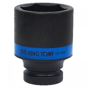 Головка KING TONY торцевая ударная глубокая шестигранная 1", 55 мм