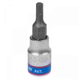 Насадка KING TONY (бита) торцевая 1/4", HEX, 3 мм, L = 37 мм