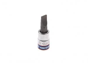 Насадка KING TONY (бита) торцевая 1/4", Slotted, 6,5х1,2 мм, L = 37 мм