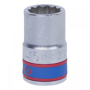 Головка KING TONY торцевая стандартная двенадцатигранная 1/2", 15 мм