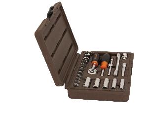 Набор Ombra головок торцевых с аксессуарами 1/4"DR, 41365 мм, 23 предмета