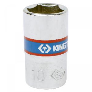 Головка KING TONY торцевая стандартная шестигранная 1/4", 10 мм