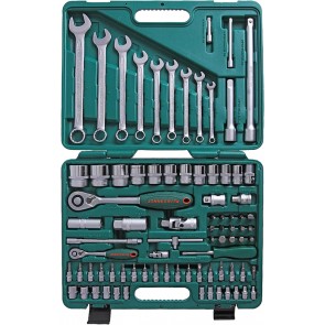 Набор Jonnesway инструмента универсальный 1/4", 1/2"DR, 82 предмет