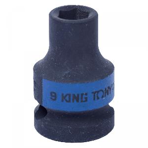 Головка KING TONY торцевая ударная шестигранная 1/2", 9 мм