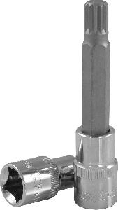 Насадка Ombra торцевая 1/2"DR с вставкой-битой SPLINE, M16, 100 мм