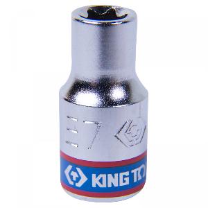 Головка KING TONY торцевая TORX Е-стандарт 1/4", E7, L = 24 мм