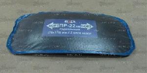 Пластырь ПР-22 хв (резин. д/рем. радиал. шин д/холод. вулканиз.), 75х175мм, 2 сл. корда*10 шт. в уп.